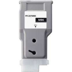Canon PFI207 Black Mate Ink Cartridge Pigmented Compatible - Replaces 8788B001/PFI-207MBK