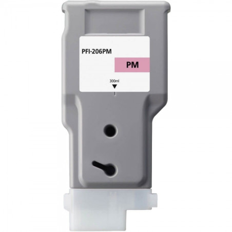 Canon PFI206 Magenta Photo Ink Cartridge Pigmented Compatible - Replaces 5308B001/PFI-206PM