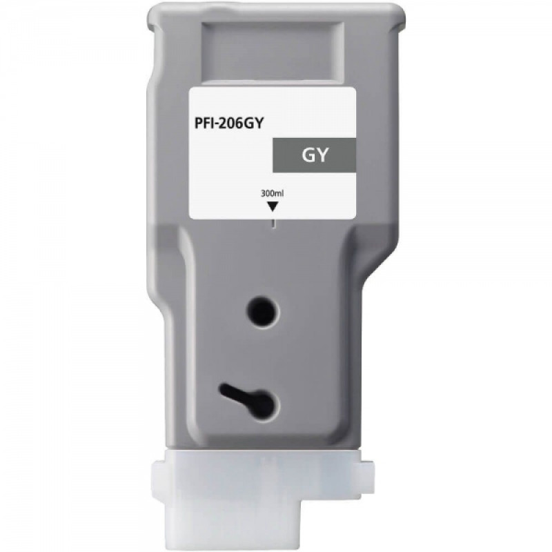 Canon PFI206 Cinzento Tinteiro Pigmentada Compatível - Substitui 5312B001/PFI-206GY
