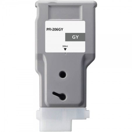 Canon PFI206 Cinzento Tinteiro Pigmentada Compatível - Substitui 5312B001/PFI-206GY