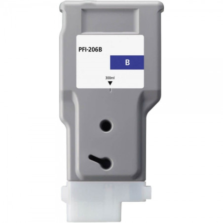 Canon PFI206 Blue Ink Cartridge Pigmented Compatible - Replaces 5311B001/PFI-206B