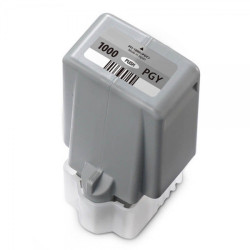 Canon PFI1000 Gris Photo Cartouche d'Encre Pigmentée Compatible - remplace les références 0553C001/PFI-1000PGY