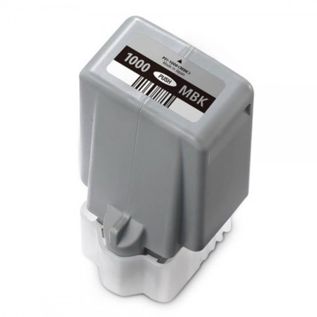 Canon PFI1000 Negro Mate Cartucho de Tinta Pigmentada Generico - Reemplaza 0545C001/PFI-1000MBK
