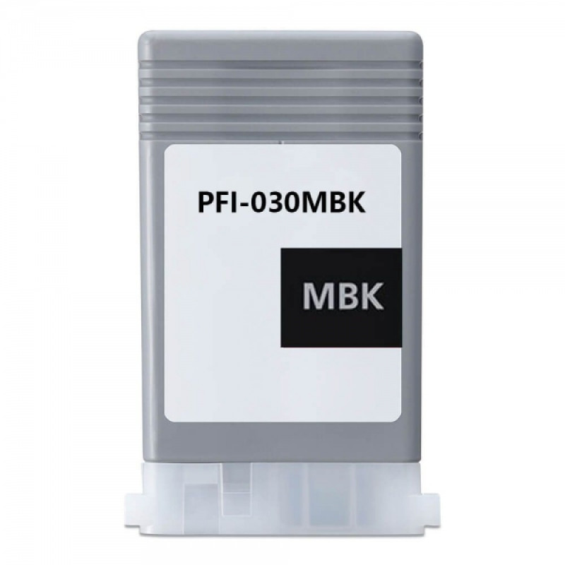 Canon PFI030 Preto Mate Tinteiro Pigmentada Compatível - Substitui 3488C001/PFI-030MBK