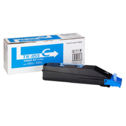 Kyocera TK855 Cian Cartucho de Toner Original - 1T02H7CEU0/TK855C