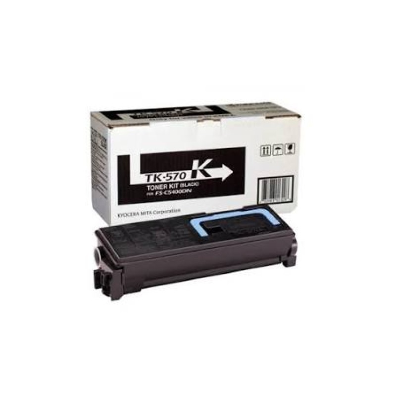 Original Toner Kyocera TK-570K Preto 1T02HG0EU0 570000 Pág.