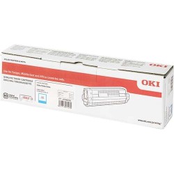 OKI C824/C834/C844 Ciano Cartucho de Toner Original - 47095703