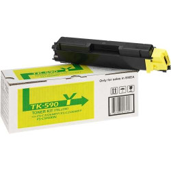 Original Toner Kyocera TK-590Y Yellow 1T02KVANL0 5000 Pág.