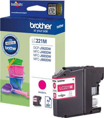 Brother LC221 Magenta Tinteiro Original - LC221MBP