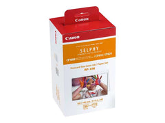 Canon RP-108 Value Pack Original - 2x Kits de Tinta de 54 Impressões - 108 Folhas de Papel Foto 100x148 mm (4x6") - 8568B001