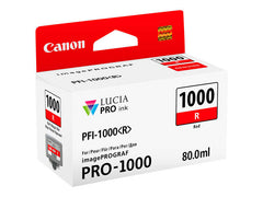 Canon PFI1000 Rojo Cartucho de Tinta Original - 0554C001/PFI-1000R