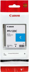 Canon PFI120 Cyan Cartucho de Tinta Original - 2886C001/PFI-120C