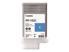 Canon PFI102 Cyan Cartucho de Tinta Original - 0896B001/PFI-102C