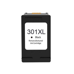Remanufacturado HP 301XL Negro Cartucho de Tinta - Muestra Nivel de Tinta - Reemplaza CH563EE/CH561EE