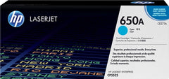 HP CE271A Cyan Cartucho de Toner Original - 650A
