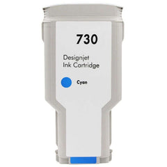 Generico HP 730 Cyan Cartucho de Tinta - Reemplaza P2V68A/P2V62A