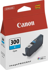 Canon PFI300 Cyan Cartucho de Tinta Original - 4194C001/PFI-300C