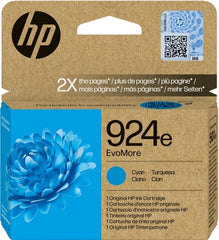 HP 924e XL Cyan Cartucho de Tinta Original - 4K0U7NE