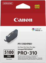 Canon PFI5100 Negro Photo Cartucho de Tinta Original - 6952C001/PFI-5100PBK