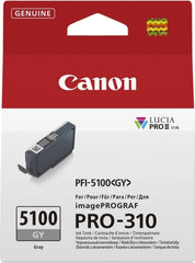 Canon PFI5100 Gris Cartucho de Tinta Original - 6959C001/PFI-5100GY