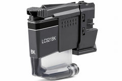 Brother LC521 Negro Cartucho de Tinta Pigmentada Generico - Reemplaza LC521BK