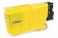 Brother LC528XL Amarillo Cartucho de Tinta Pigmentada Generico - Reemplaza LC528XLY