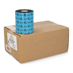 Zebra ZipShip 5319 Pack de 6 Cintas de Transferencia Termica Original de Cera - Ancho 89mm, Longitud 450m