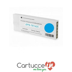 Epson T6142 Cyan Cartucho de Tinta Pigmentada Generico - Reemplaza C13T614200