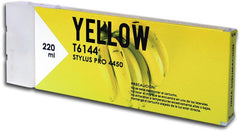 Epson T6144 Amarillo Cartucho de Tinta Pigmentada Generico - Reemplaza C13T614400