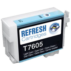 Epson T7605 Cyan Light Cartucho de Tinta Pigmentada Generico - Reemplaza C13T76054010