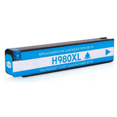 Generico HP 980 Cyan Cartucho de Tinta Pigmentada - Reemplaza D8J07A