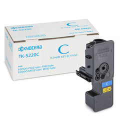 Original Toner Kyocera TK-5220K Preto 1T02R90NL1 1200 Pág. 1200 Pág.