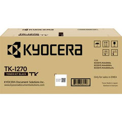 Original Toner Kyocera TK-1270 Preto 1T0C140NL0 10000 Pág. 10000 Pág.